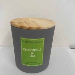 נר גדול דוחה יתושים CITRONELA & TEA
