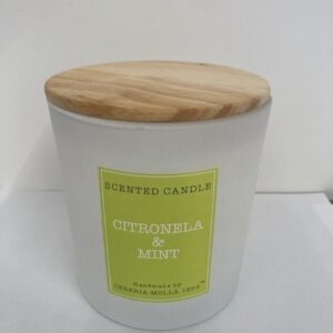 נר גדול דוחה יתושים CITRONELA & MINT