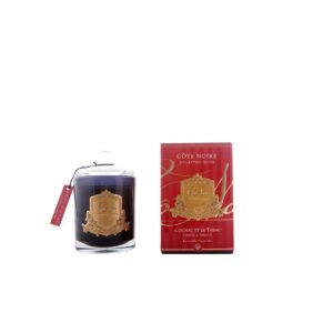 נר גדול COGNAC TABECCO שחור זהב