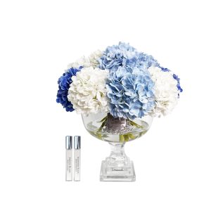 כלי קריסטל PROVANCE HYDRANGEAS כחול