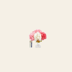 כלי קריסטל PROVANCE HYDRANGEAS ורוד בינוני