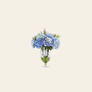 כלי קריסטל  SUMMER HYDRANGEAS כחול
