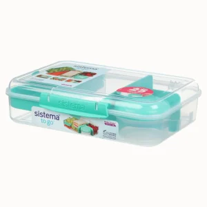 קופסת אוכל מחולקת שקופה בנטו 1.48 ליטר - Sistema